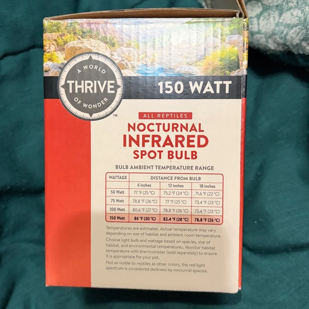 🖤Thrive 150 Watt Reptile Infrared Heating Bulb🖤